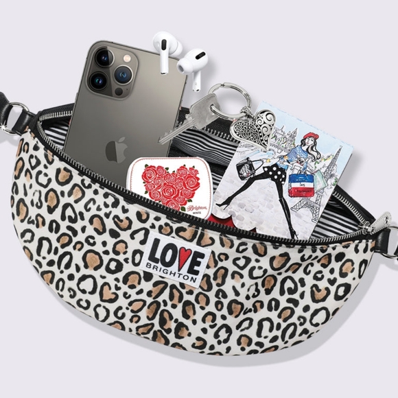 NWOT Designer Brighton Wild Cat Belt Bag - Picture 6 of 7